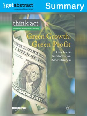 cover image of Green Growth, Green Profit (Summary)